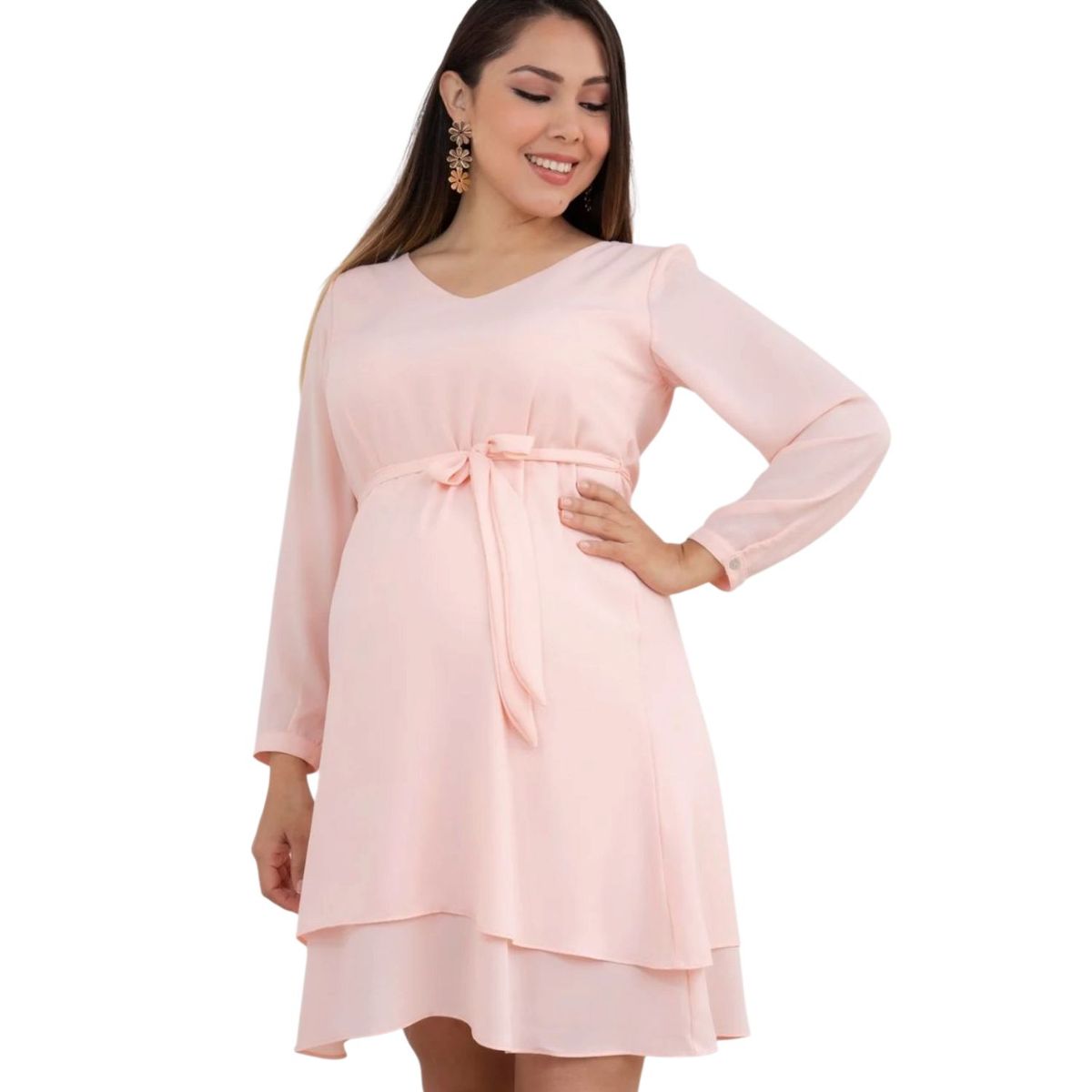 GENERICO - Vestido Maternal en Gasa Mama A La Mode