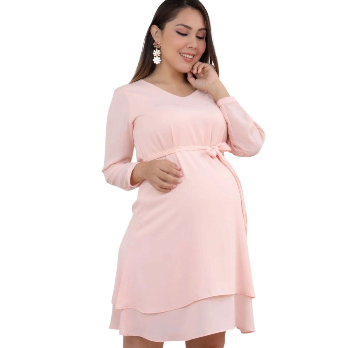 GENERICO - Vestido Maternal en Gasa Mama A La Mode