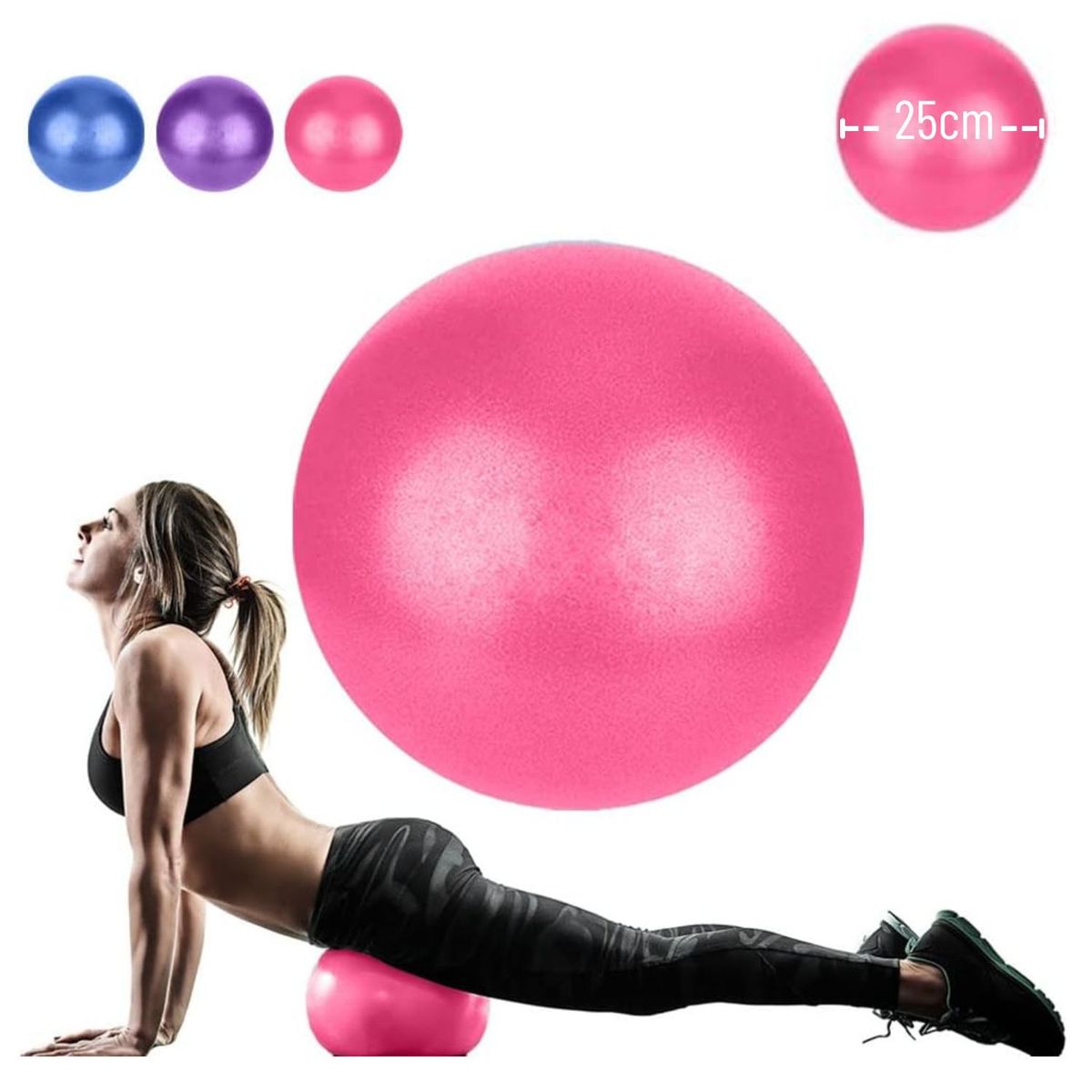 XTREME SPORT - Pelota de Pilates de 25cm de Terapia pelota de yoga