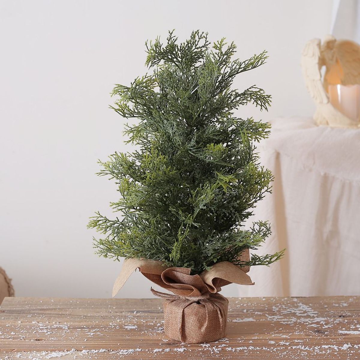 VATYERTY - Árbol de Navidad imitación pino y ciprés de 50cm