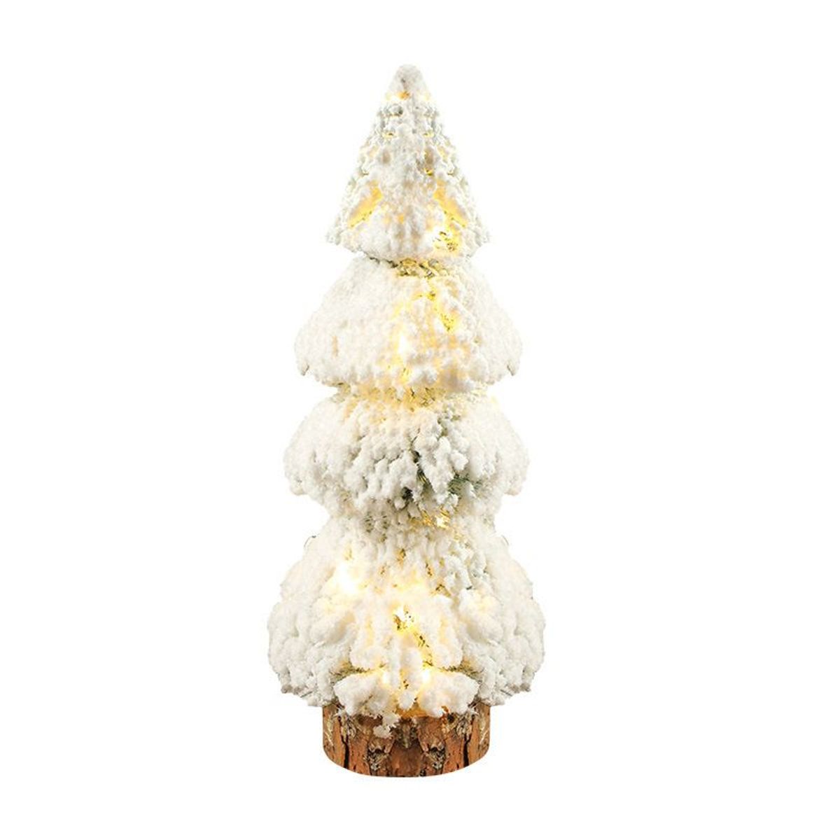VATYERTY - Adorno de escritorio mini árbol de Navidad luminoso 30cm