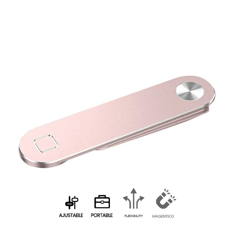 S&T - Soporte Holder de Celular P Laptop Corporativos Aluminio HS610 PINK
