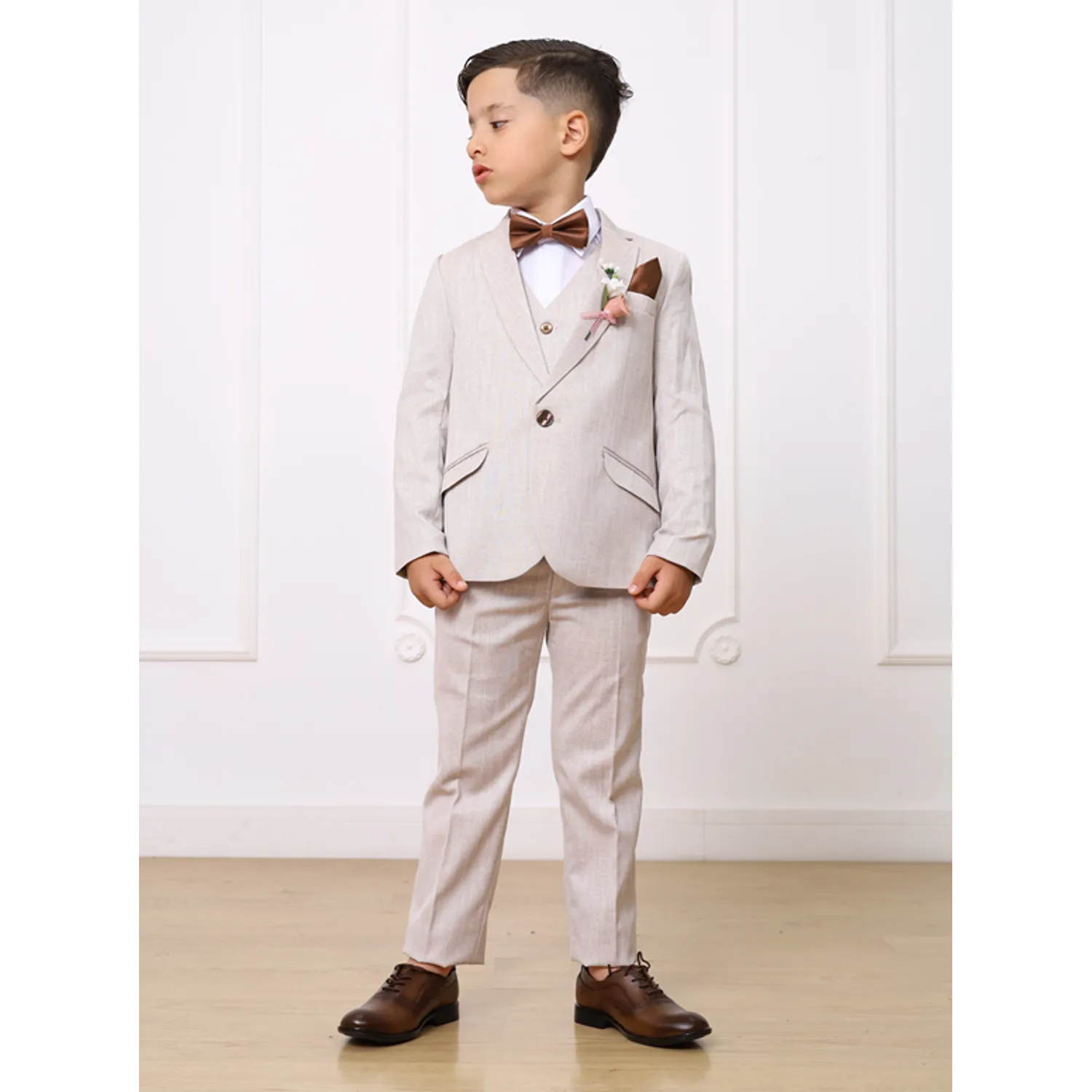 Ropa Formal Terno Blanco Para Bautizo Ropa De Bautizo Para Ninos Traje De  Bebé Niño Para Bautizo O Boda