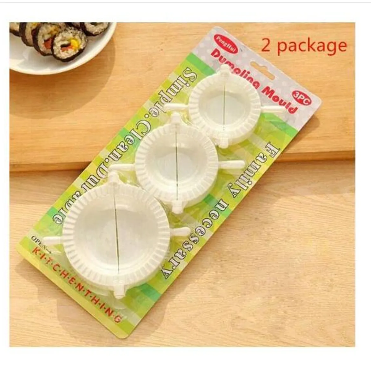 GENERICO - Pack X3 Molde Para Mini Empanadas Molde De Empanadas Coctel