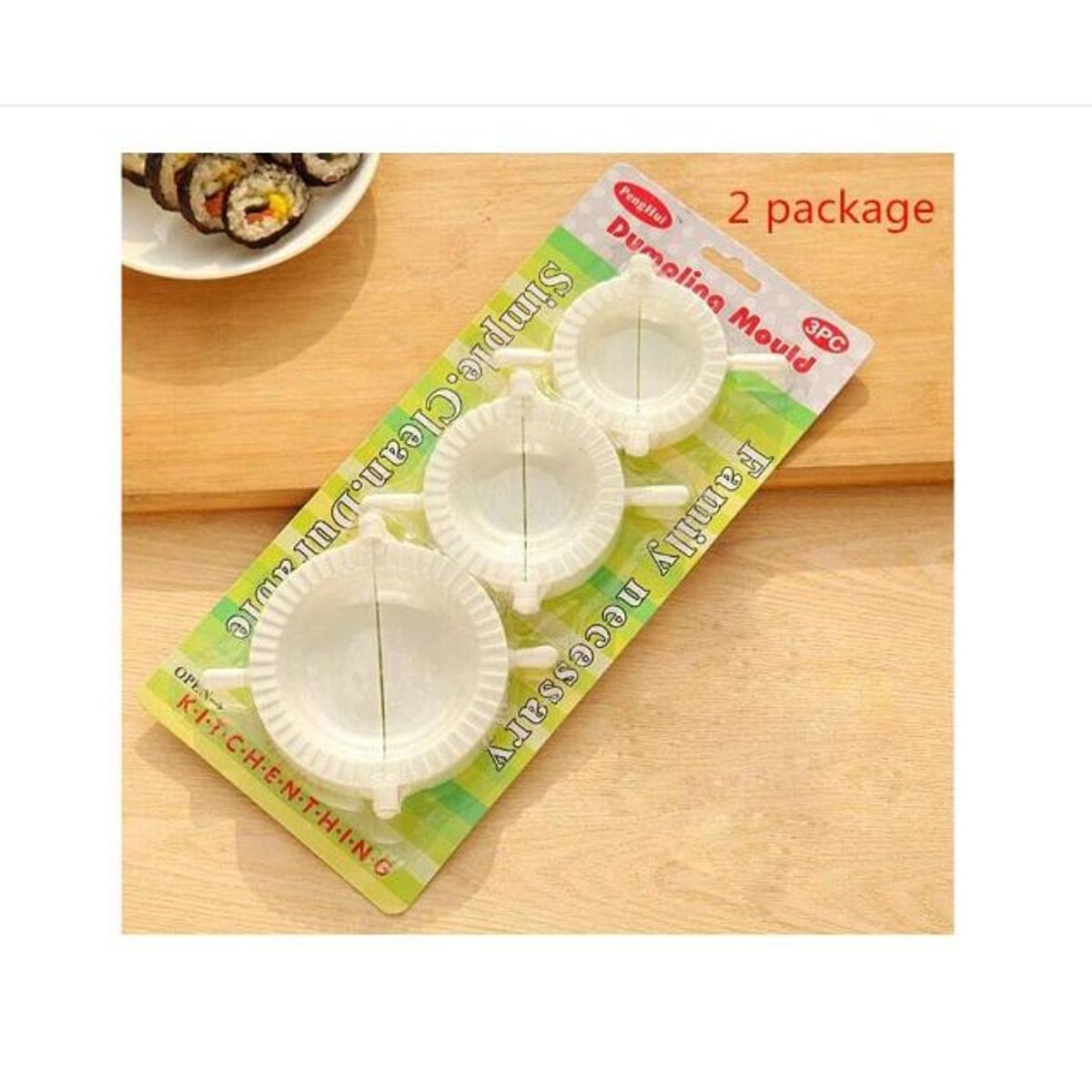 GENERICO - Pack X3 Molde Para Mini Empanadas Molde De Empanadas Coctel