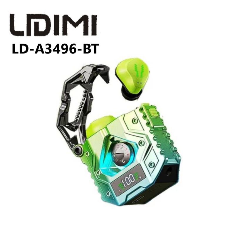 LIDIMI - Audífonos inalámbricos LD-A3496-BT Bluetooth - Verde