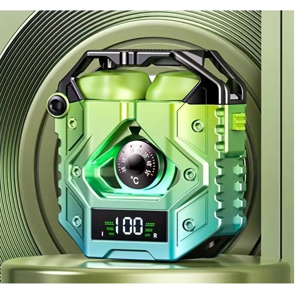 LIDIMI - Audífonos inalámbricos LD-A3496-BT Bluetooth - Verde