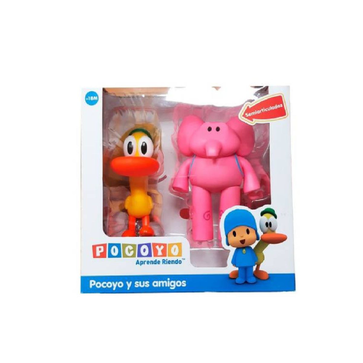 POCOYO - SET FIGURAS DE POCOYO Y SUS AMIGOS SEMIARTICULADOS   POCOYOM-2