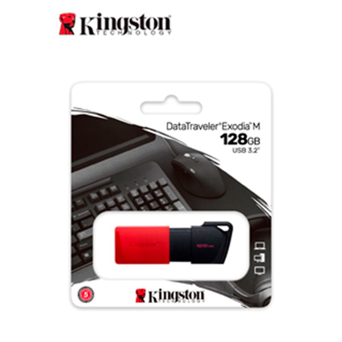 KINGSTON - Memoria Flash USB Kingston DataTraveler Exodia M 128GB