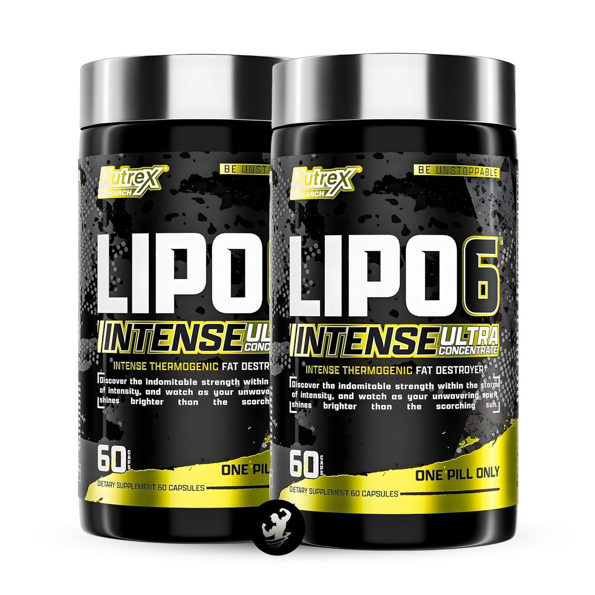 NUTREX RESEARCH - Pack x 02 - Nuevo Lipo 6 Black Intense 60 caps