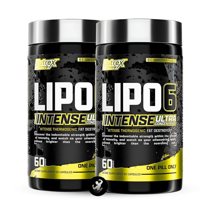 NUTREX RESEARCH - Pack x 02 - Nuevo Lipo 6 Black Intense 60 caps