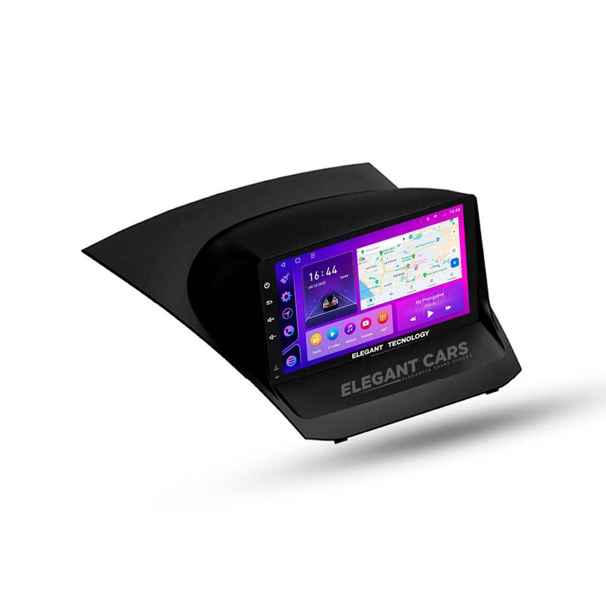 GENERICO - Autoradio Android Elegant Tecnology Pantalla Pantalla Pantalla Ford Fiesta 2008 – 2018 4-64Gb 4+64GB 8 Nucleos +Chip