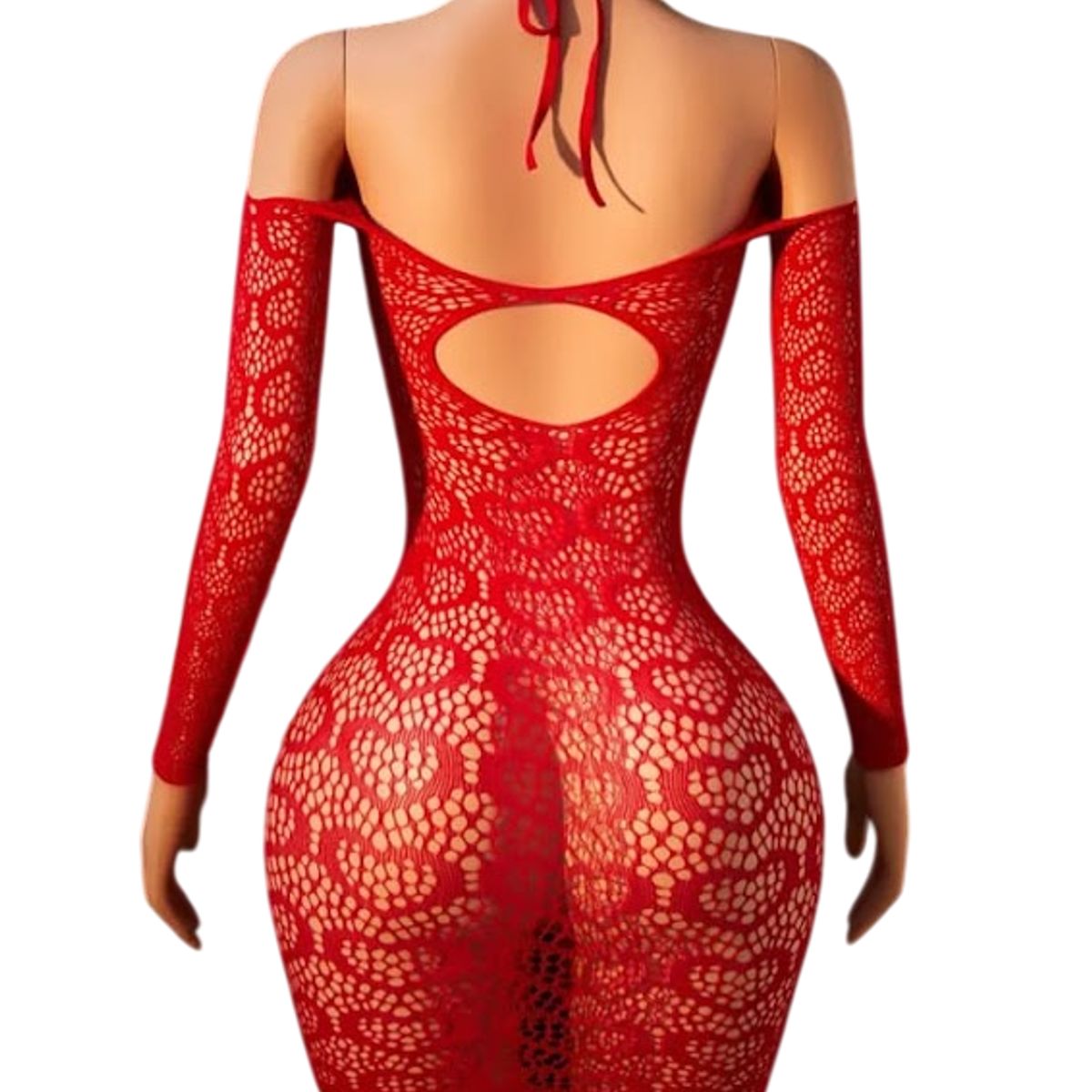 GENERICO - LENCERIA CORPORAL MALLA  CATSUIT VESTIDO