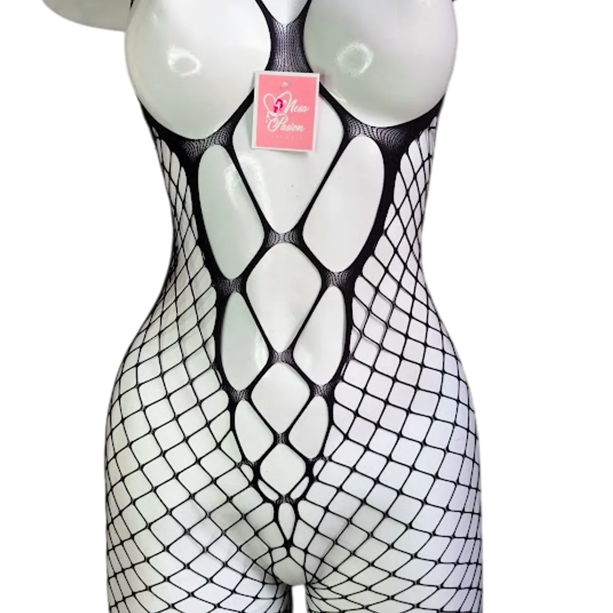 GENERICO - LENCERIA CORPORAL MALLA  CATSUIT VESTIDO