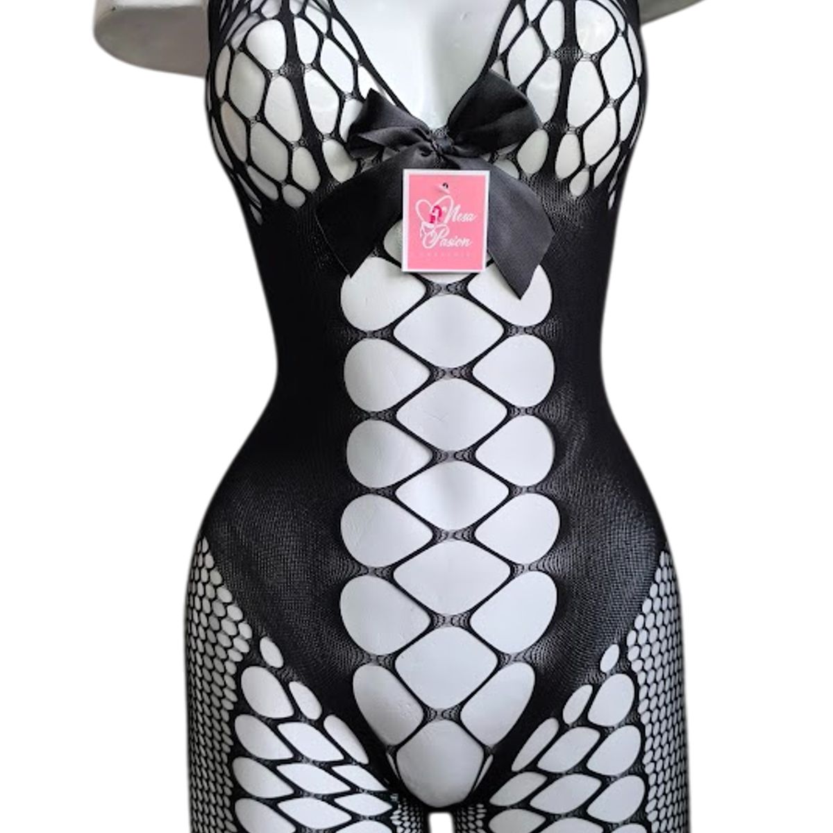GENERICO - LENCERIA CORPORAL MALLA  CATSUIT VESTIDO