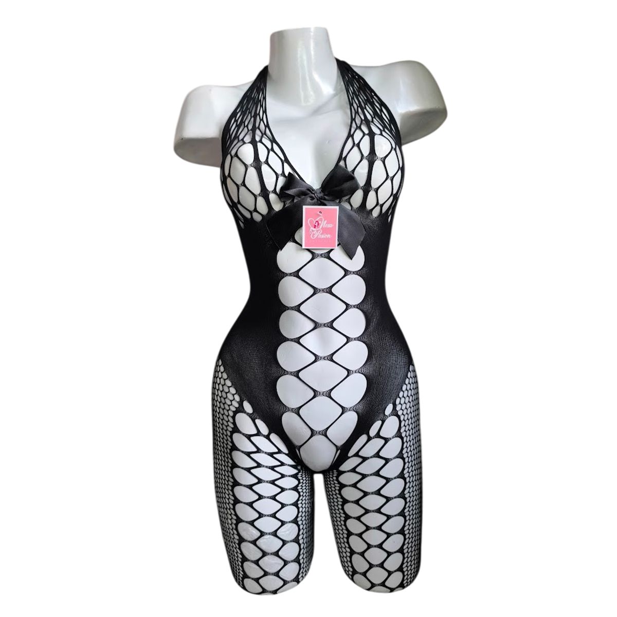 GENERICO - LENCERIA CORPORAL MALLA  CATSUIT VESTIDO