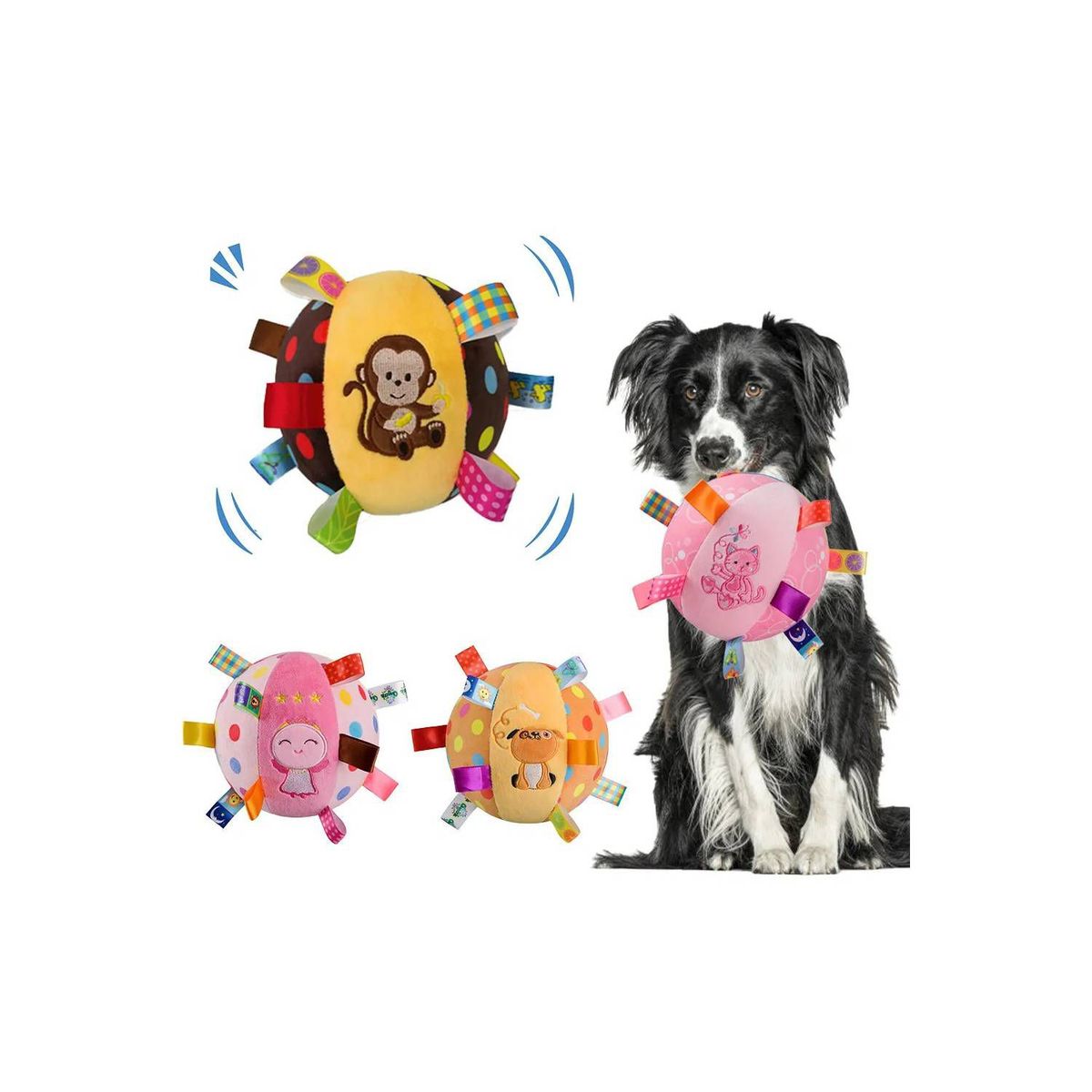 GENERICO - Divertida Pelota Con Sonido Para Mascotas