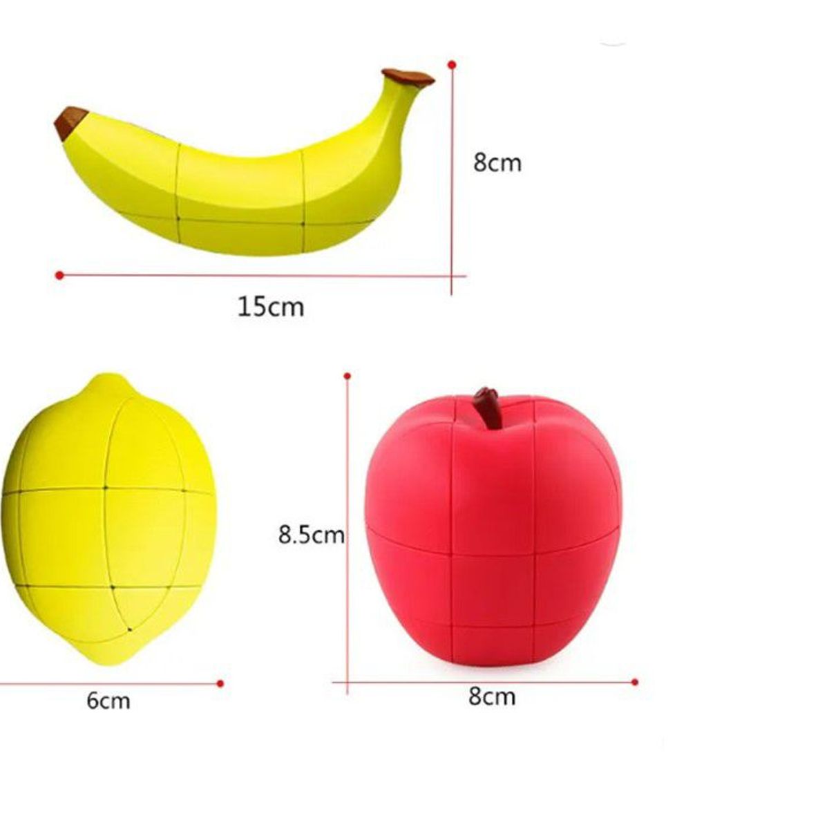 GENERICO - CUBO RUBIK EN FORMA DE FRUTAS