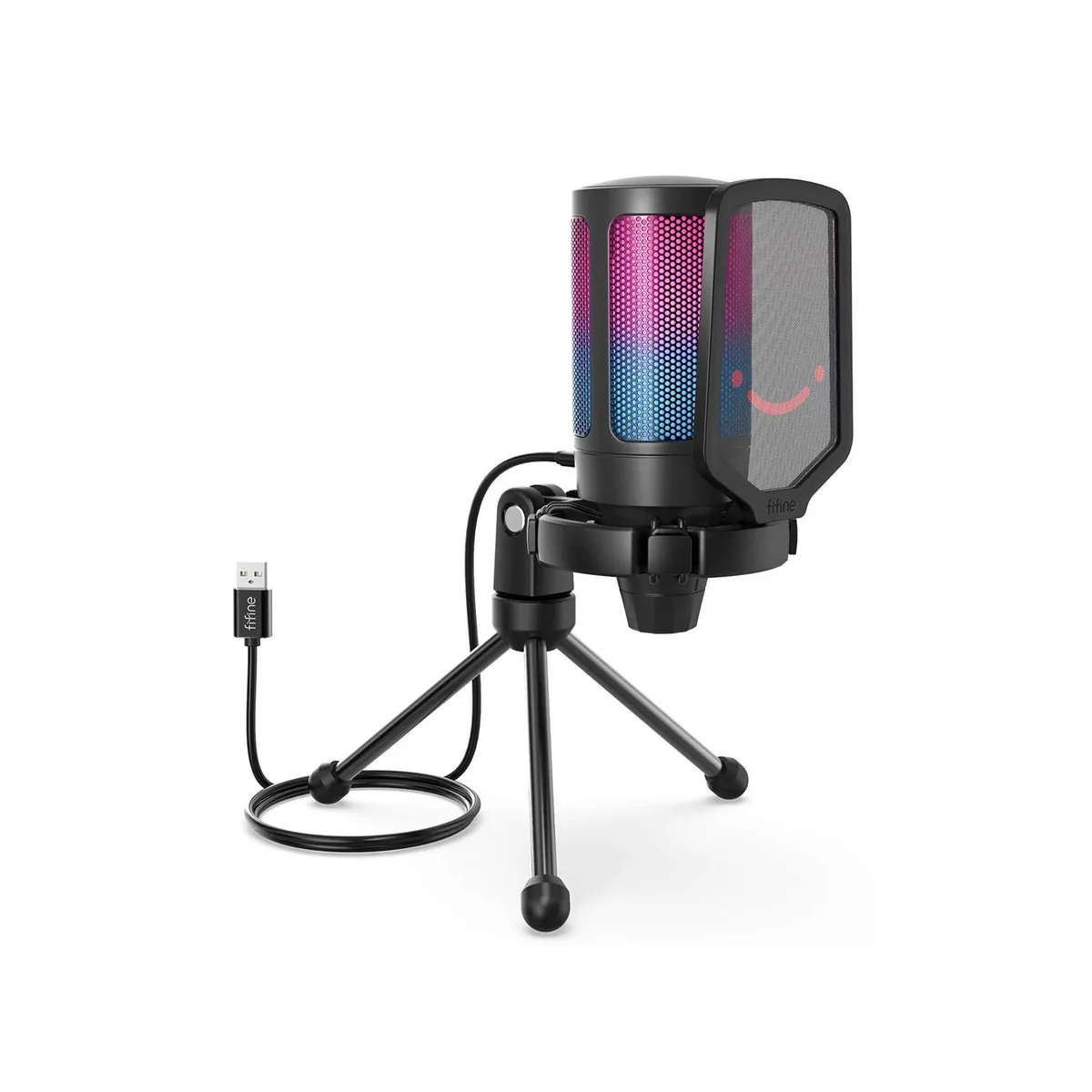 FIFINE - Micrófono Fifine Ampligame A6V Black