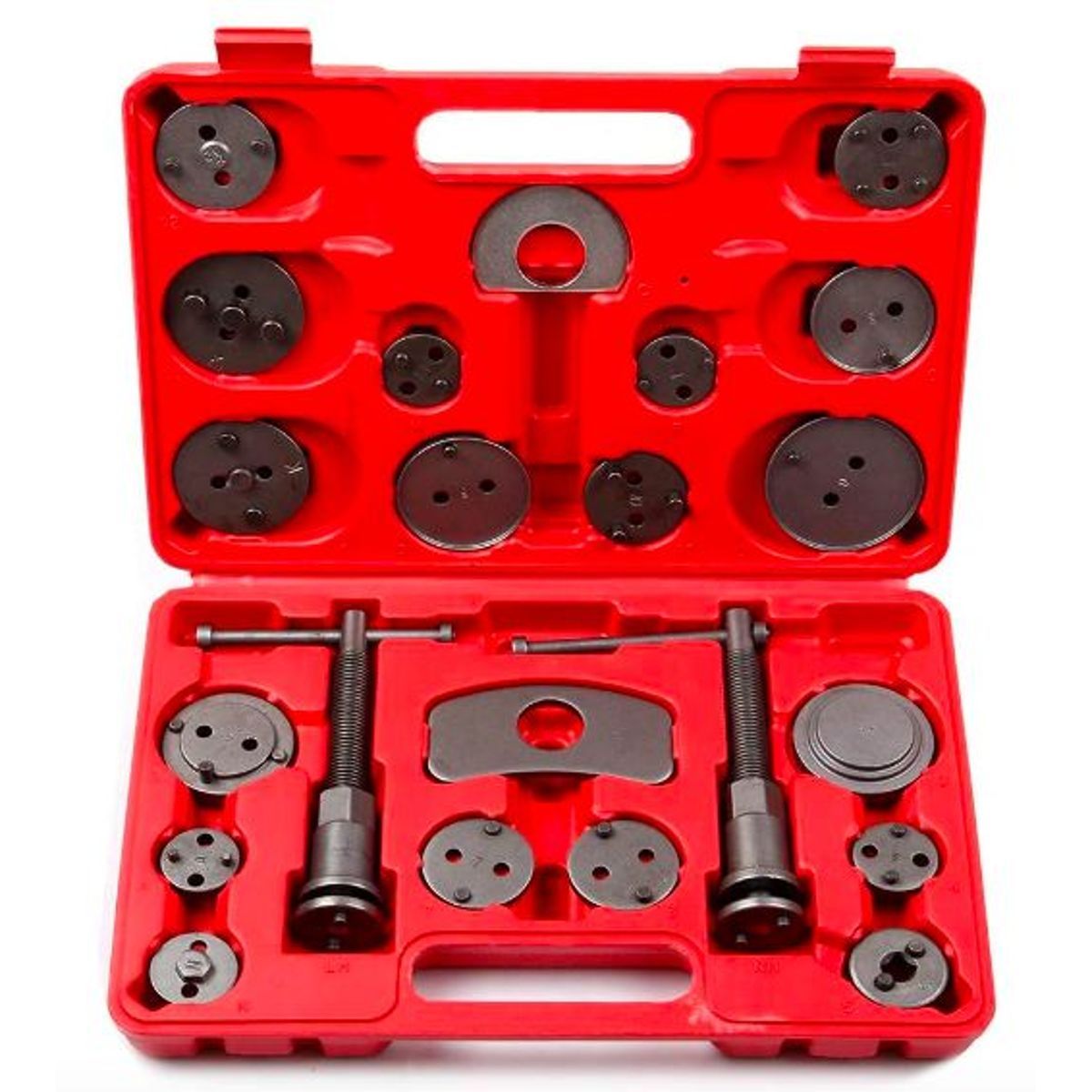 GENERICO - KIT COMPRESOR PISTON DE FRENOS CALIPER 22PCS WORKTOOLS