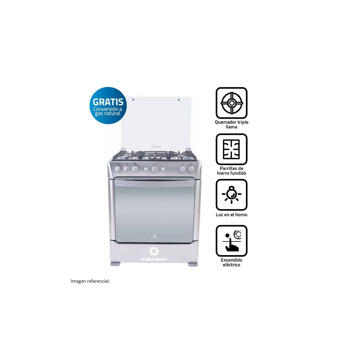 INDURAMA - COCINA CIRELLA ZAFIRO CROMA