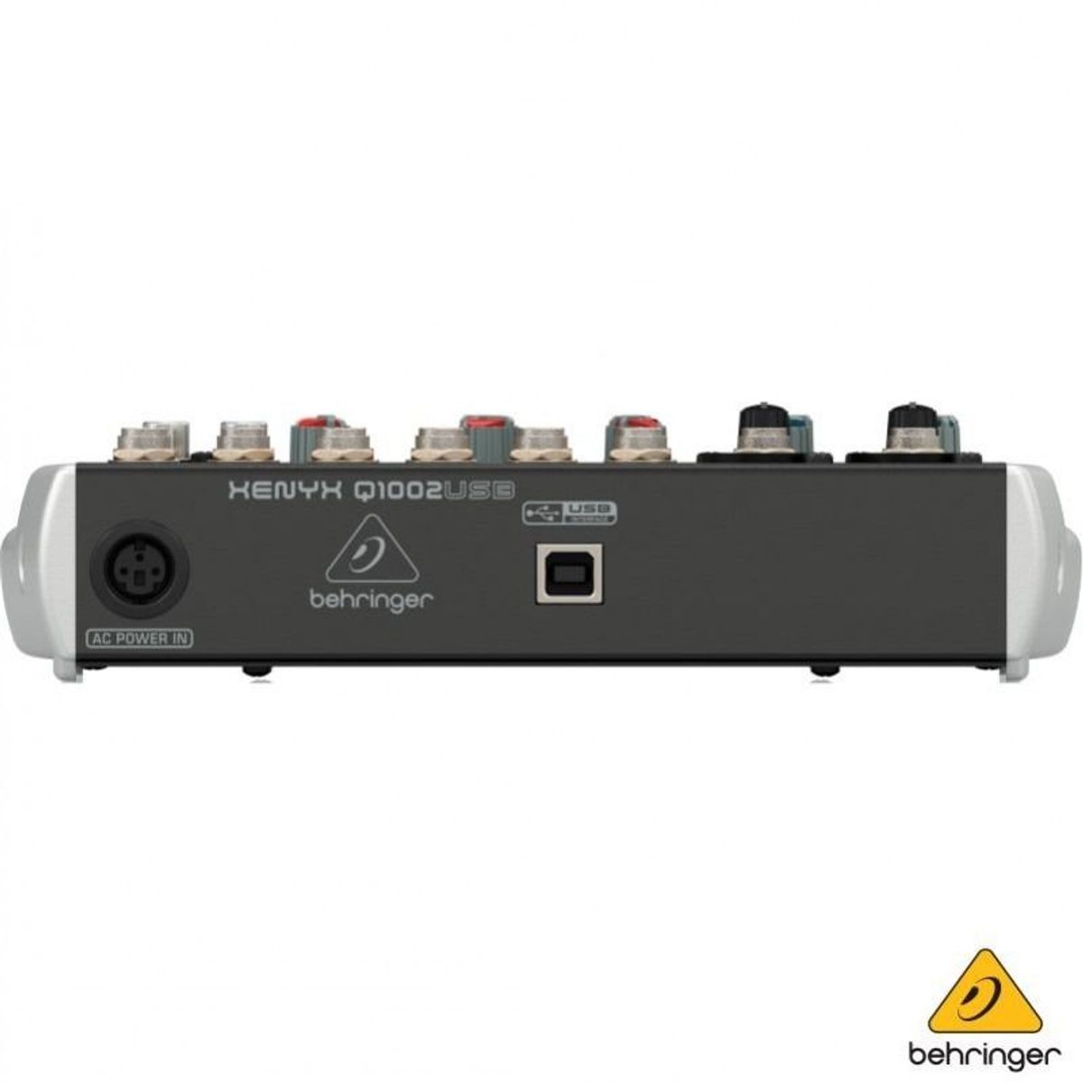 BEHRINGER - Mezcladora de 10 entradas Behringer XENYX Q1002USB e interfaz de audio