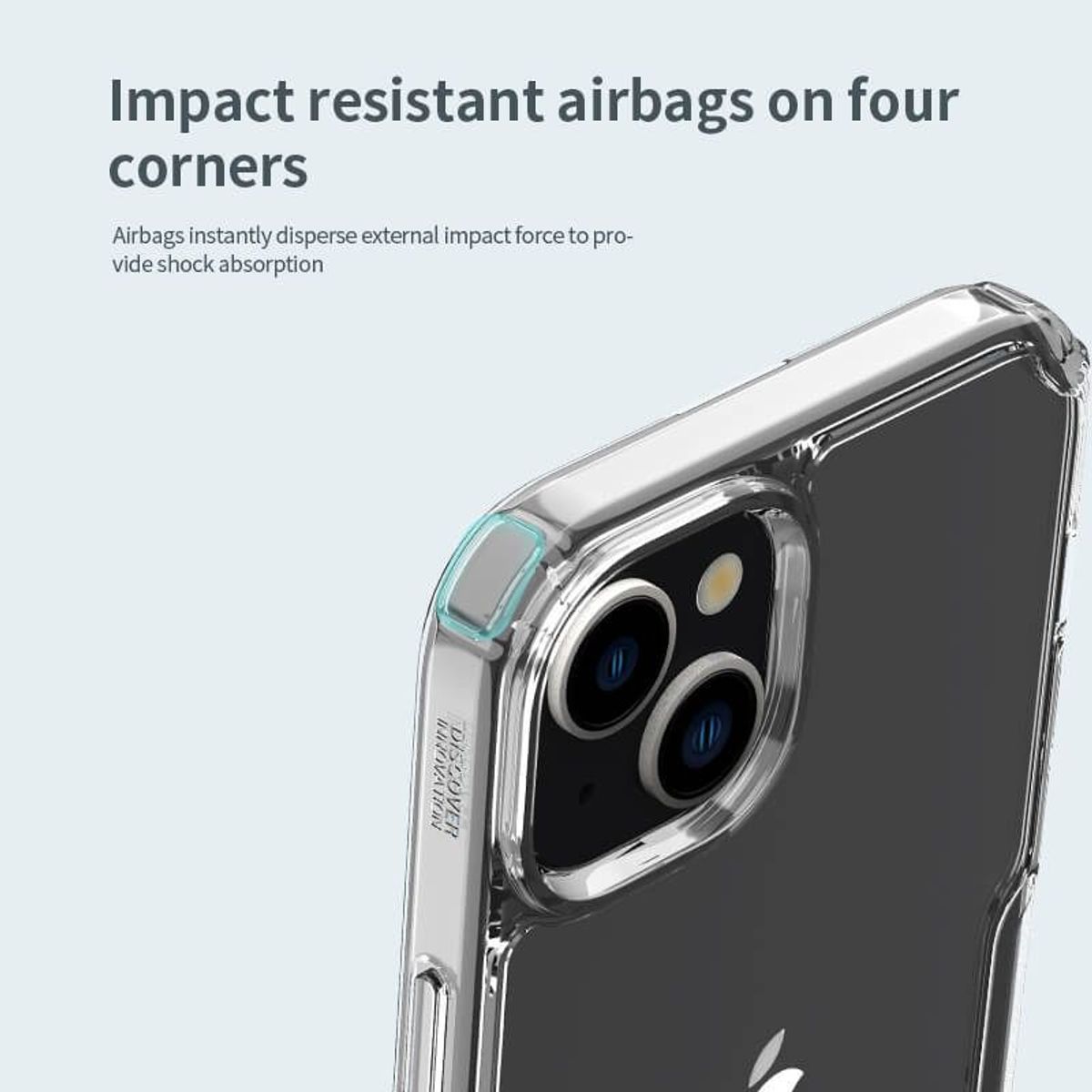 NILLKIN - Case Nillkin Nature TPU Pro para iPhone 15 - Transparente