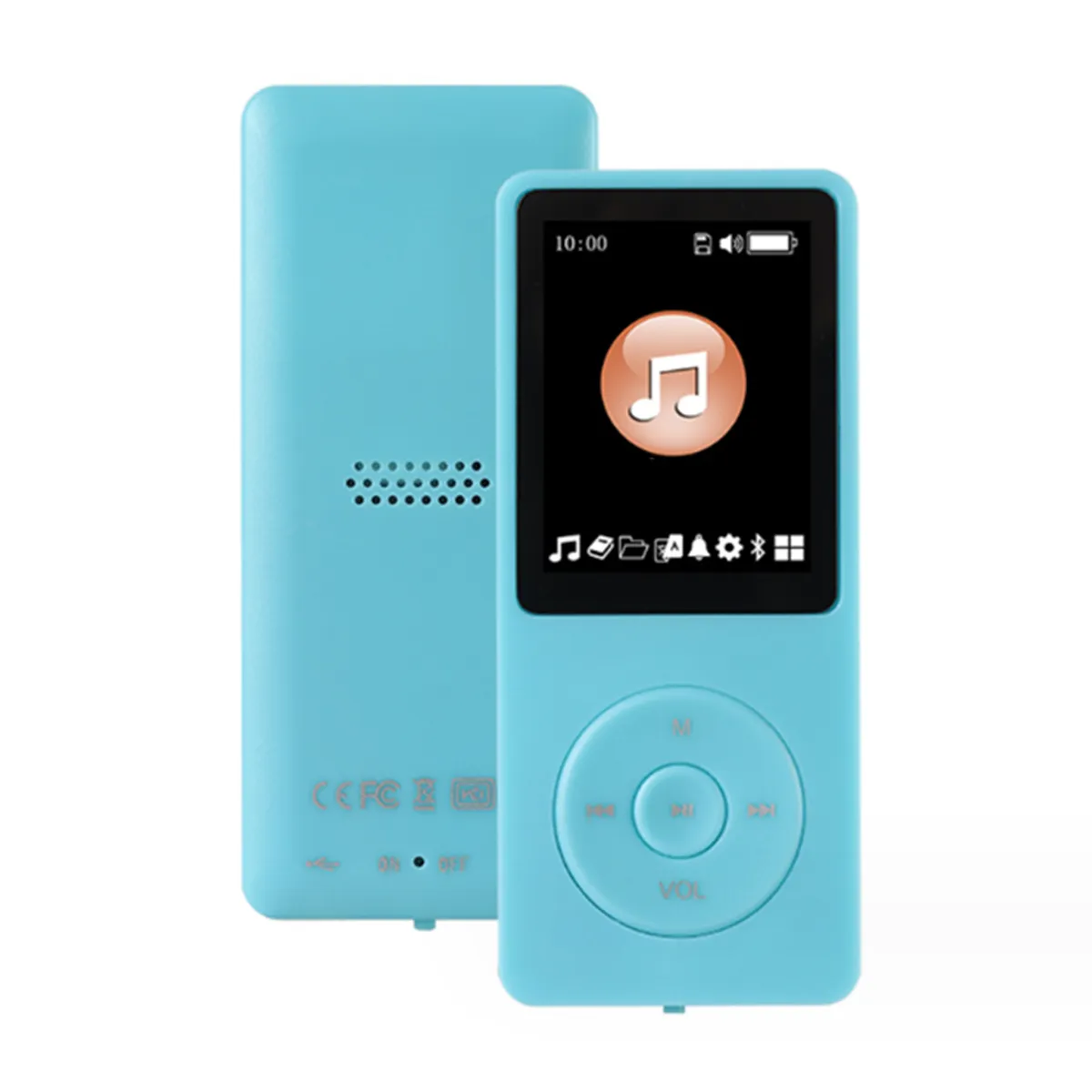 GENERICO - Reproductor de música Bluetooth mp3 + tarjeta de memoria de 8 GB - azul