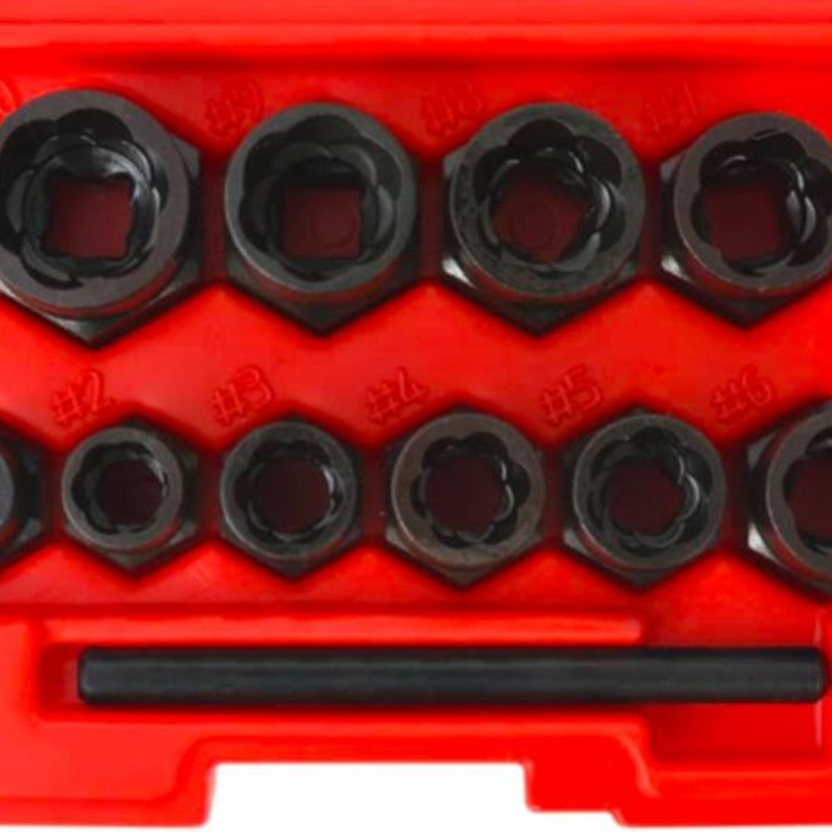 GENERICO - JUEGO EXTRACTOR DE PERNOS Y TUERCAS DAÑADAS 11PCS WORKTOOLS