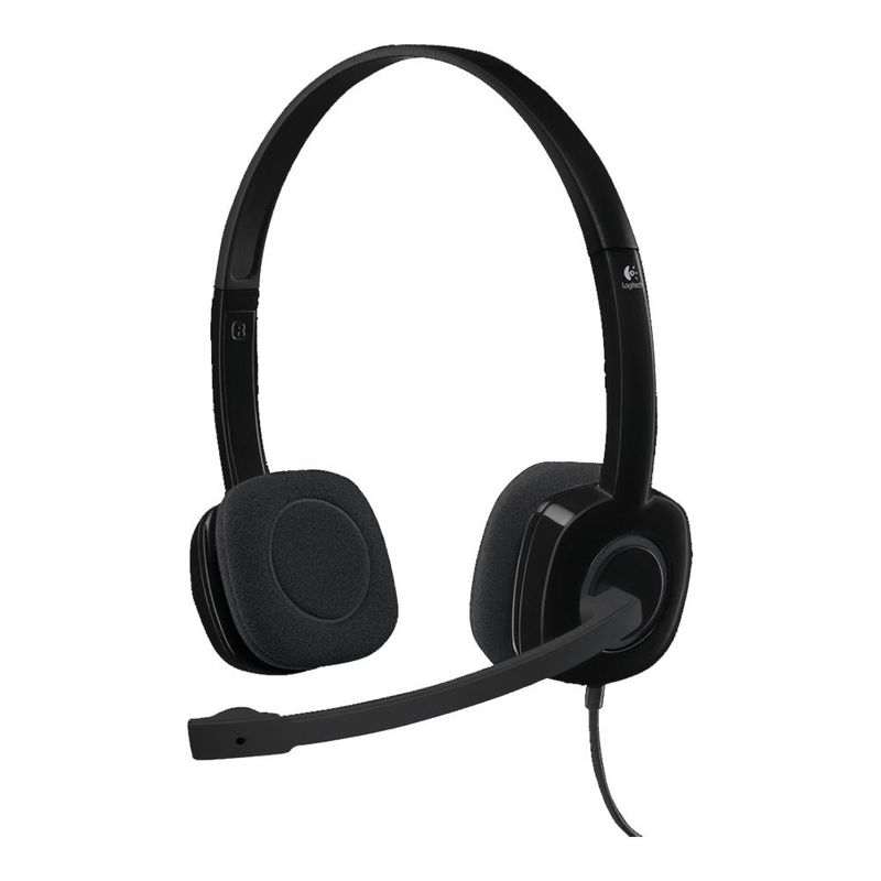 LOGITECH - Audifono CMicrofono Logitech H151 Estereo Negro