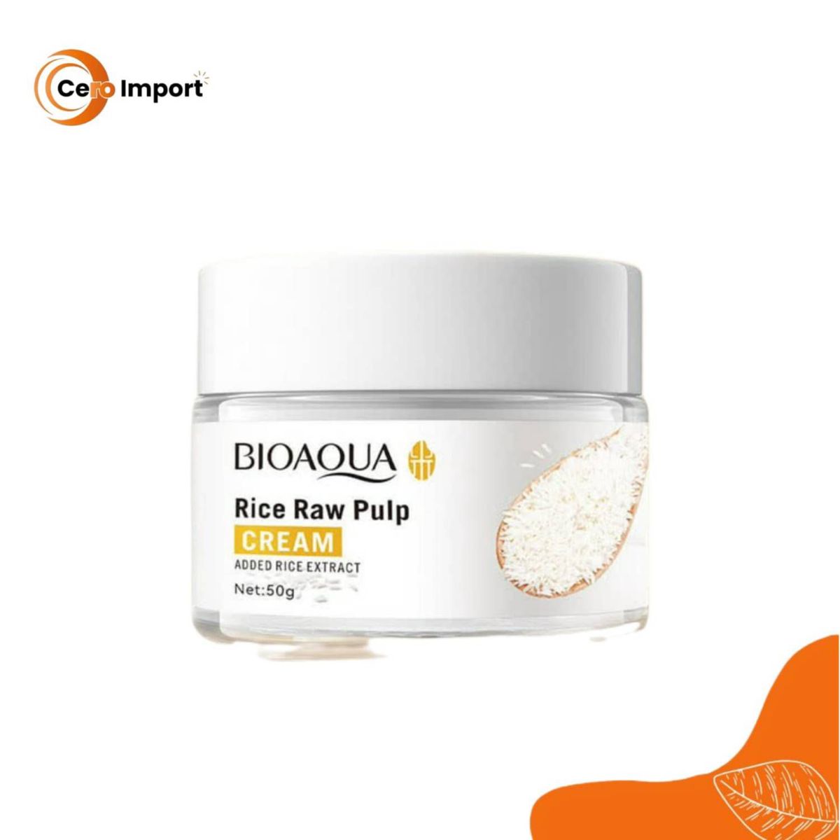 BIOAQUA - Pack Crema Blanqueadora V7 y Crema Aclarante de Arroz - Bioaqua