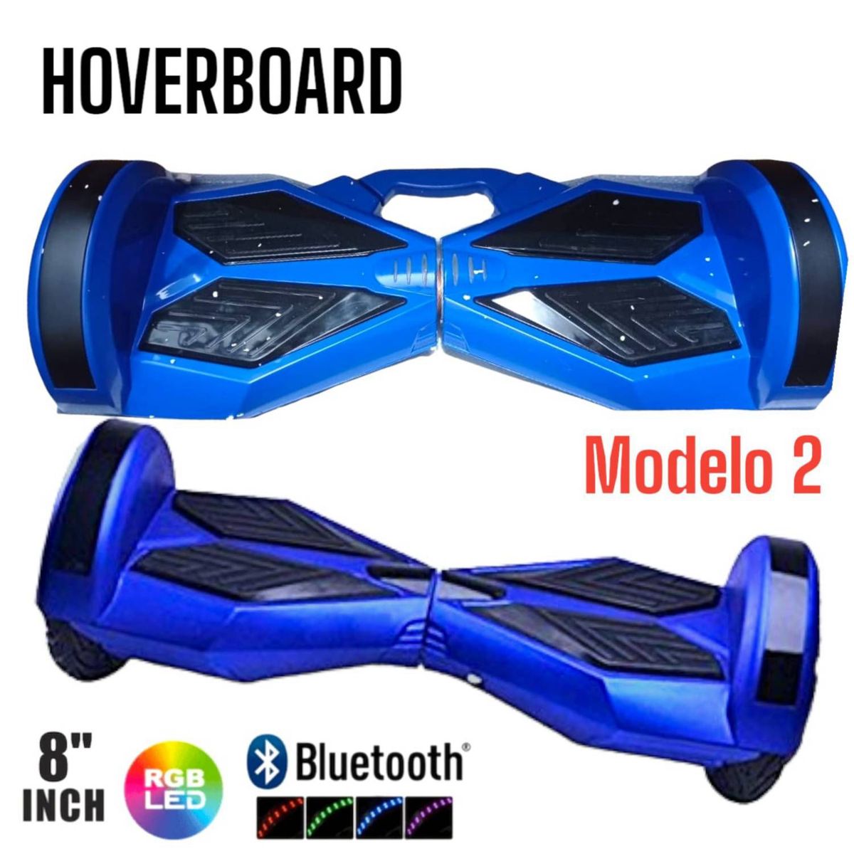 OEM - HOVERBOARD Scooter Electrico 8Pulg Altavoz BT 700W 15Kmh
