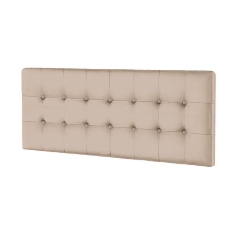 MAVISAC - Cabecera Vinilo Mavisac Plaza Y Media Color Beige - Tela