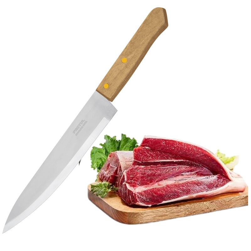 PRETUL - Cuchillo de chef 8 alta calidad mango de madera Pretul