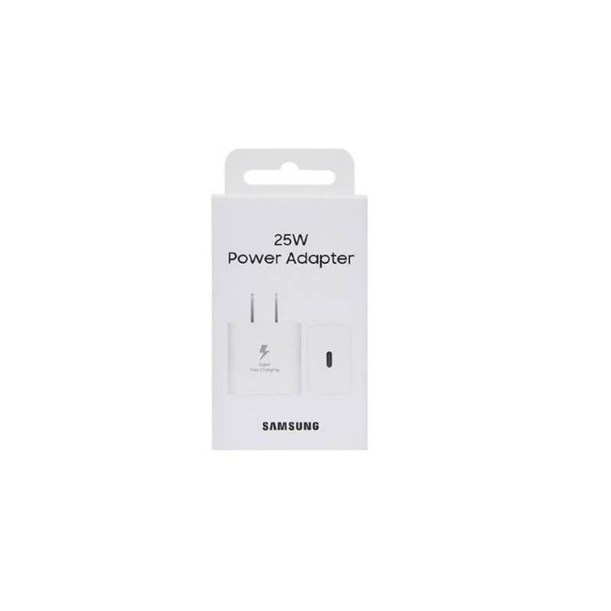 SAMSUNG - Adaptador Samsung 25W USB C Sin Cable - Blanco