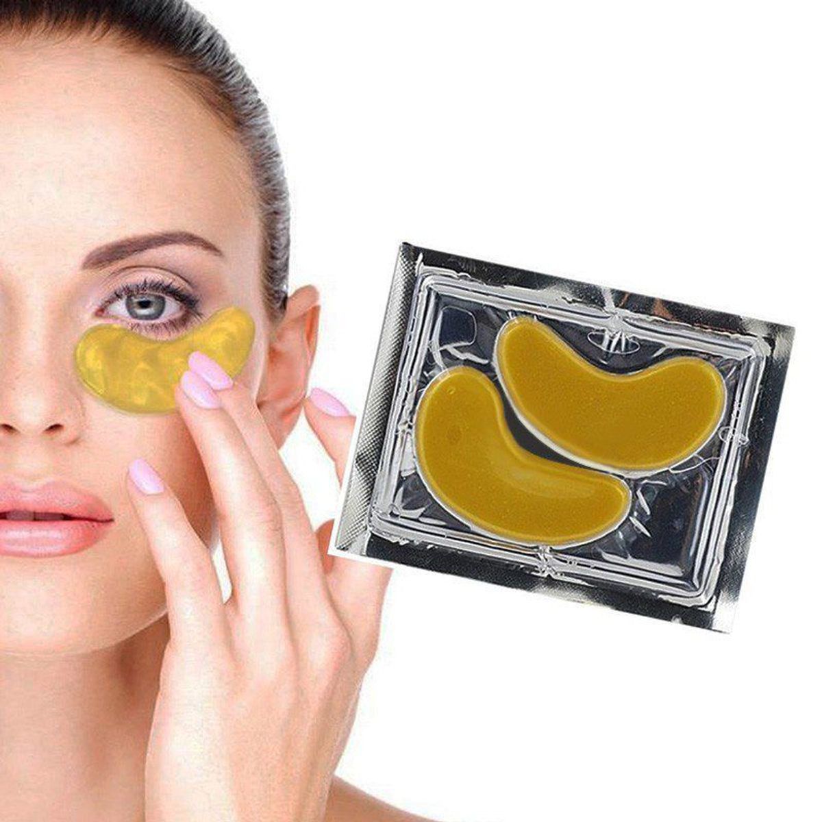 GENERICO - Trio Mascarilla Ojos Colágeno Anti edad Hidrata Suaviza