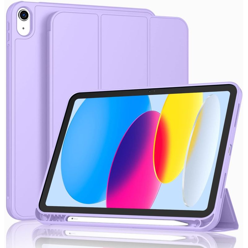 GENERICO - Funda Case Smart Cover Para iPad 10ma Gen 10.9 (2022) Con Porta Pencil