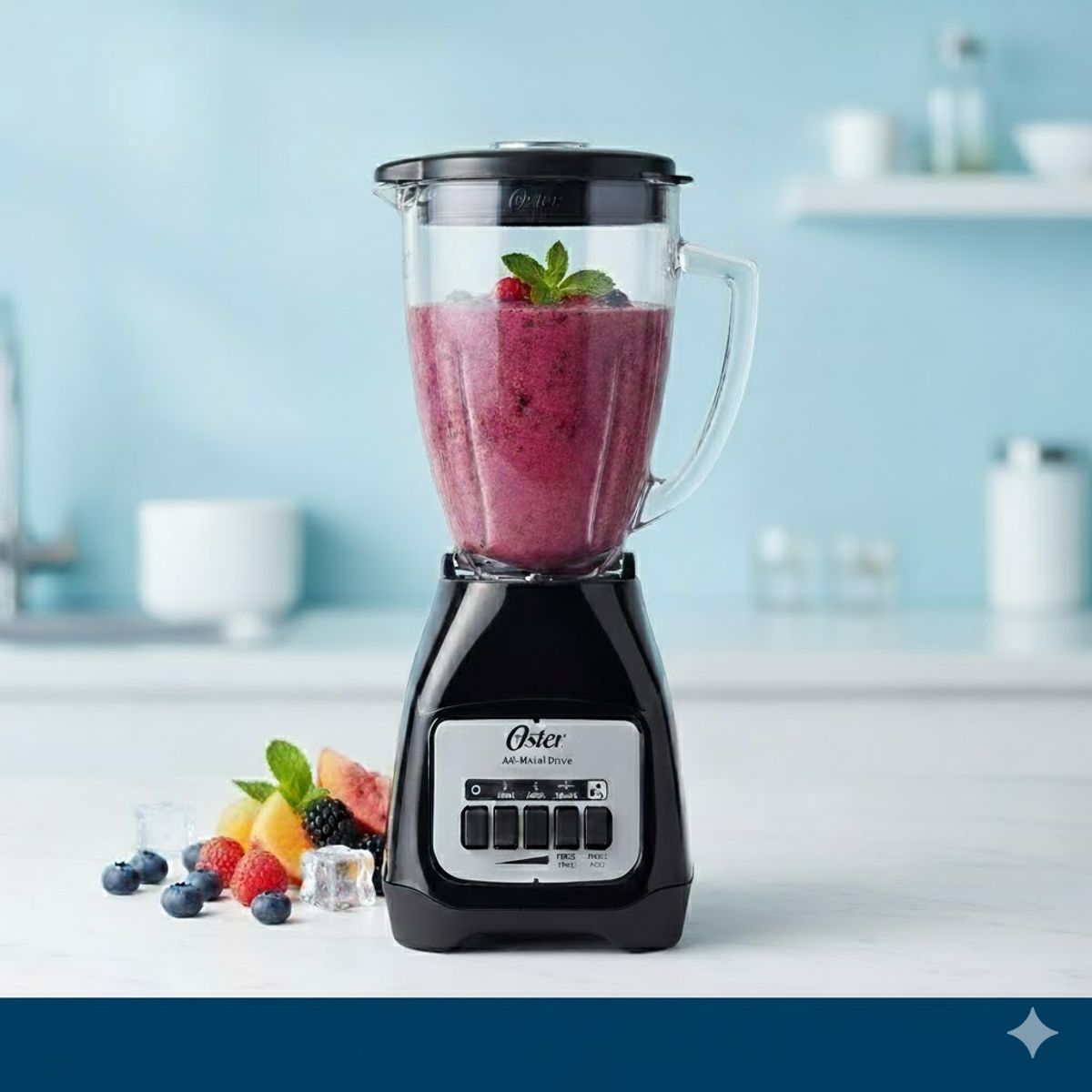 OSTER - Licuadora 2 velocidades Picahielo Más Pulso  BLSTKAG-BPB
