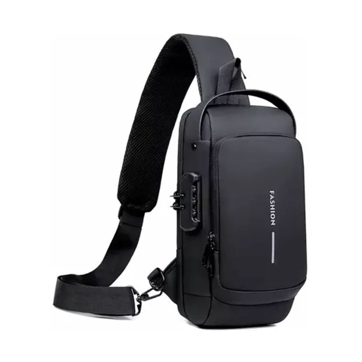 GENERICO - Mochila Antirrobo - Pechera Morral con Clave Impermeable