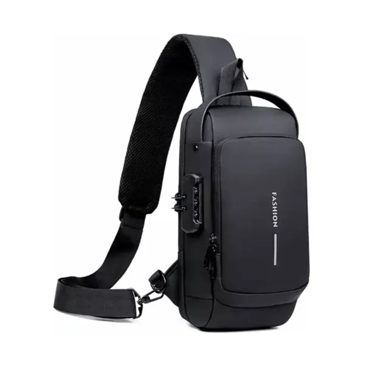 GENERICO - Mochila Antirrobo - Pechera Morral con Clave Impermeable