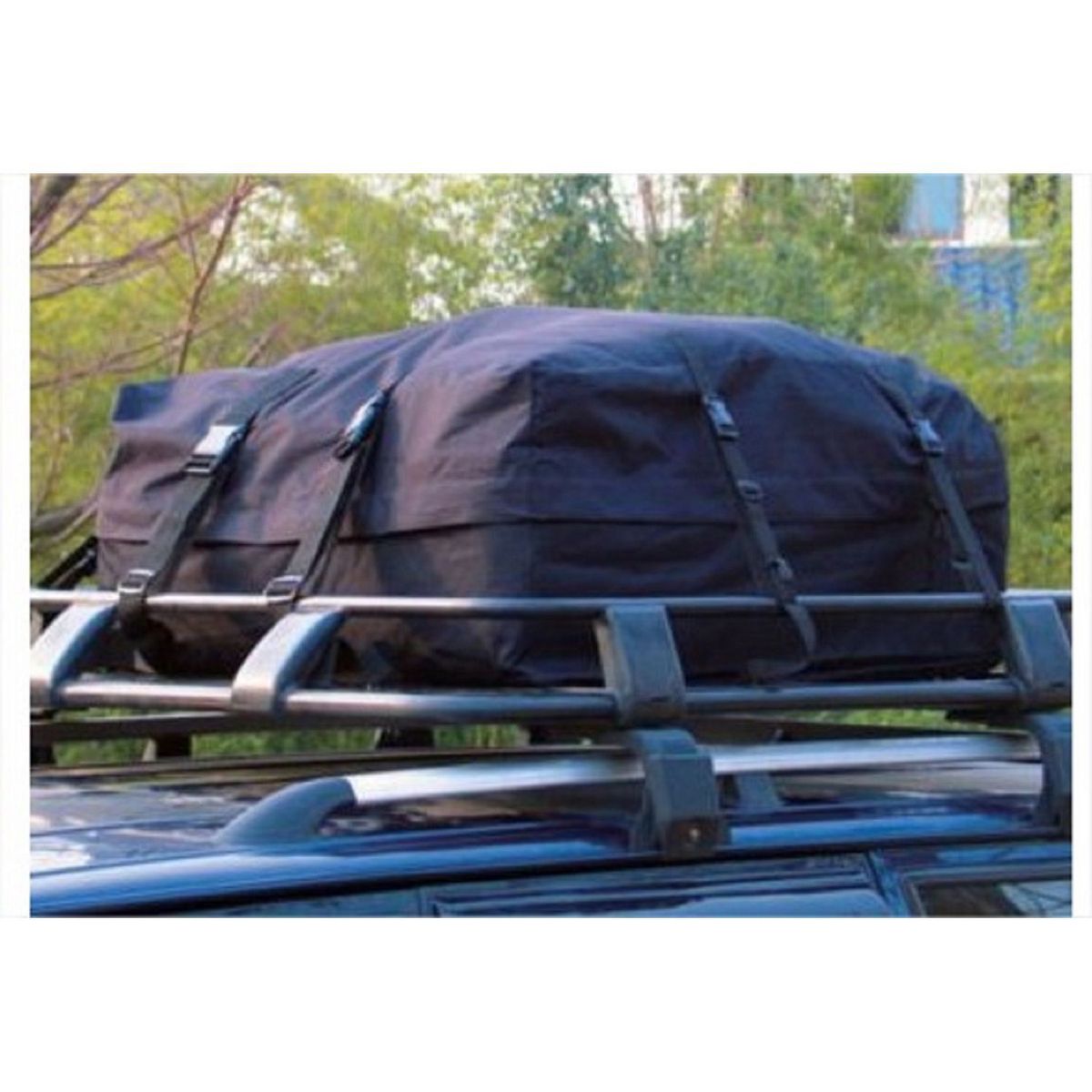 GENERICO - PORTAEQUIPAJE AUTO TEXTIL CALGARY - NEGRO