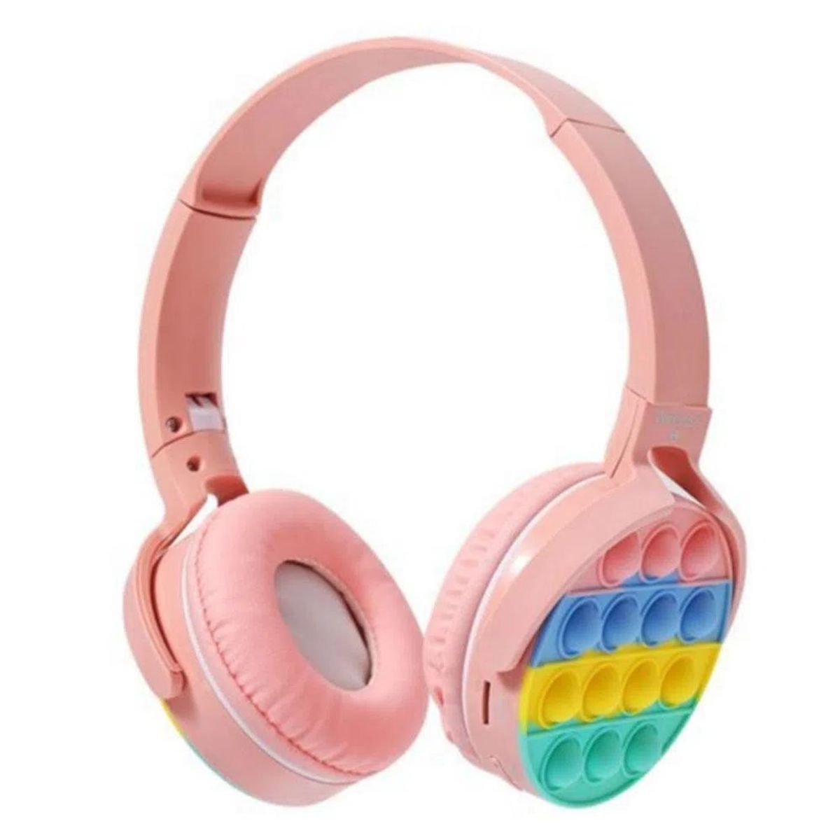 SEISA - Audífonos POP IT bluetooth color rosado Seisa EJ-P361 Élegans