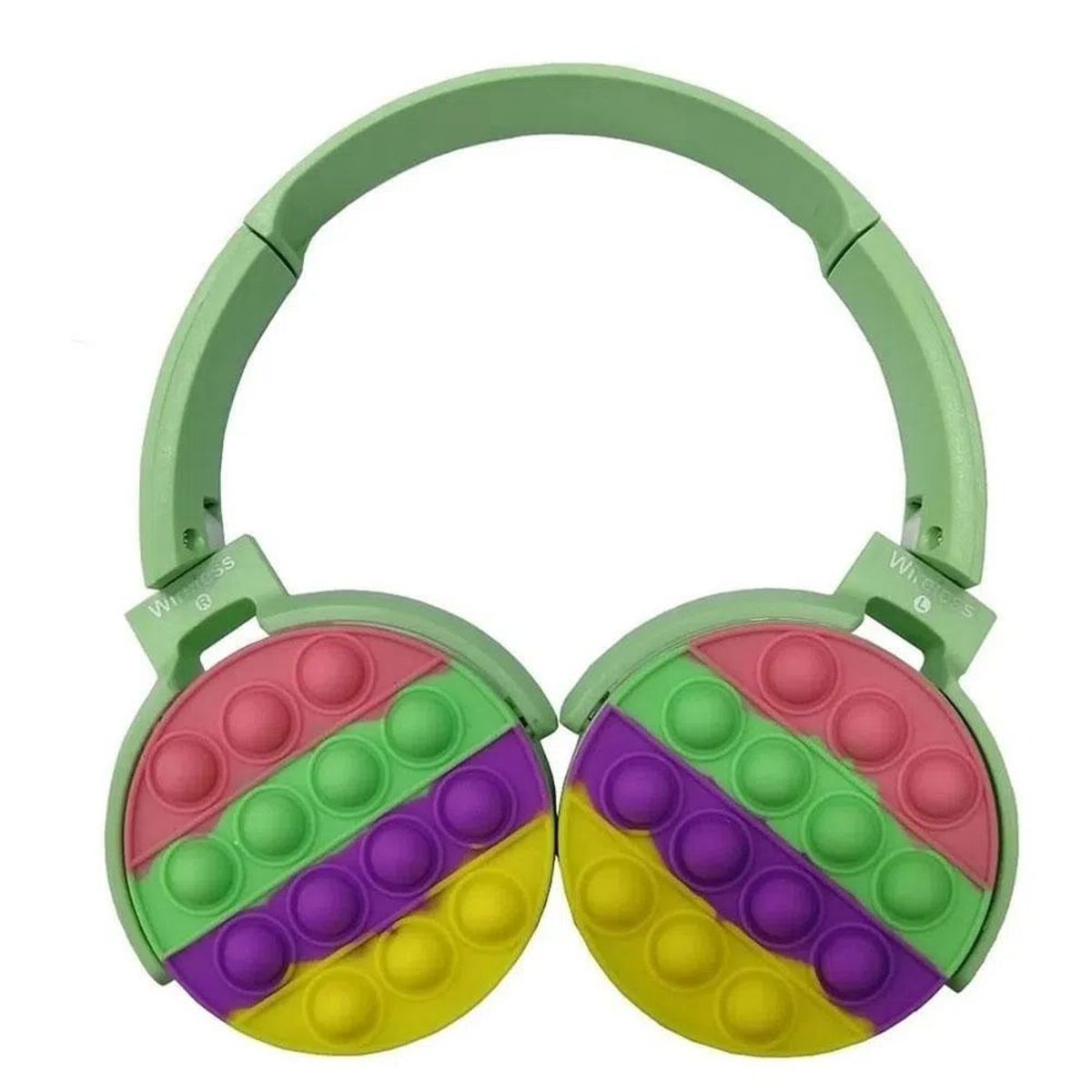 SEISA - Audífonos POP IT bluetooth color verde Seisa EJ-P361 Élegans