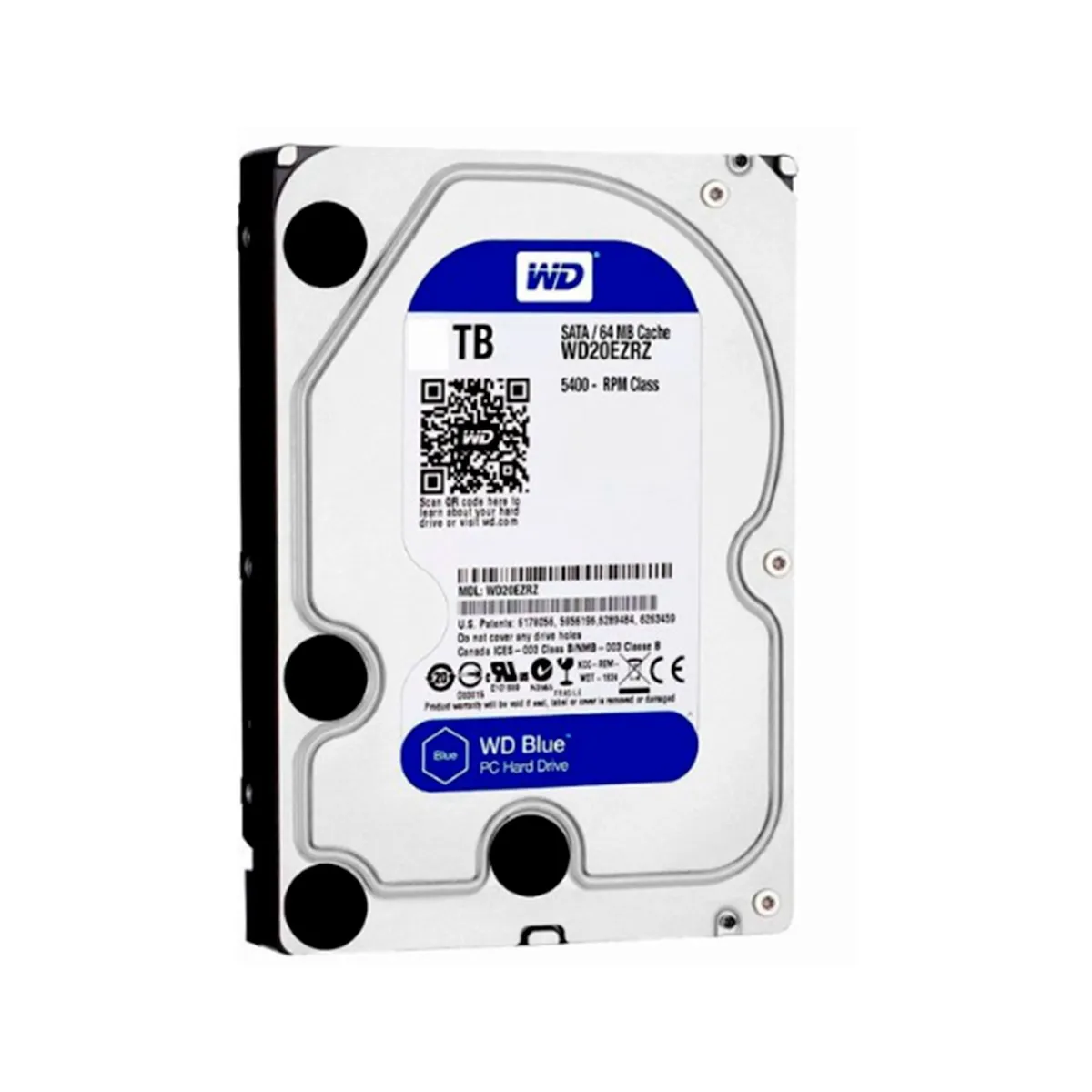 WESTER DIGITAL - DISCO DURO INTERNO WESTERN DIGITAL 1TB SATA BLUE P/N: WD10EZEX-00BBHA0