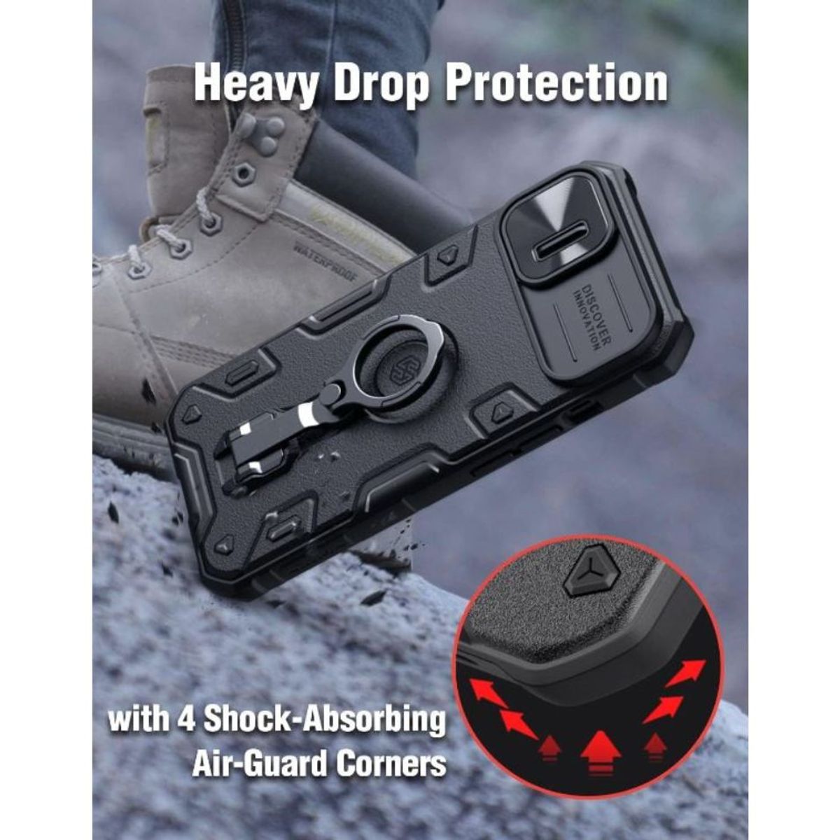 NILLKIN - CASE NILLKIN ARMOR CAMSHIELD IPHONE 14