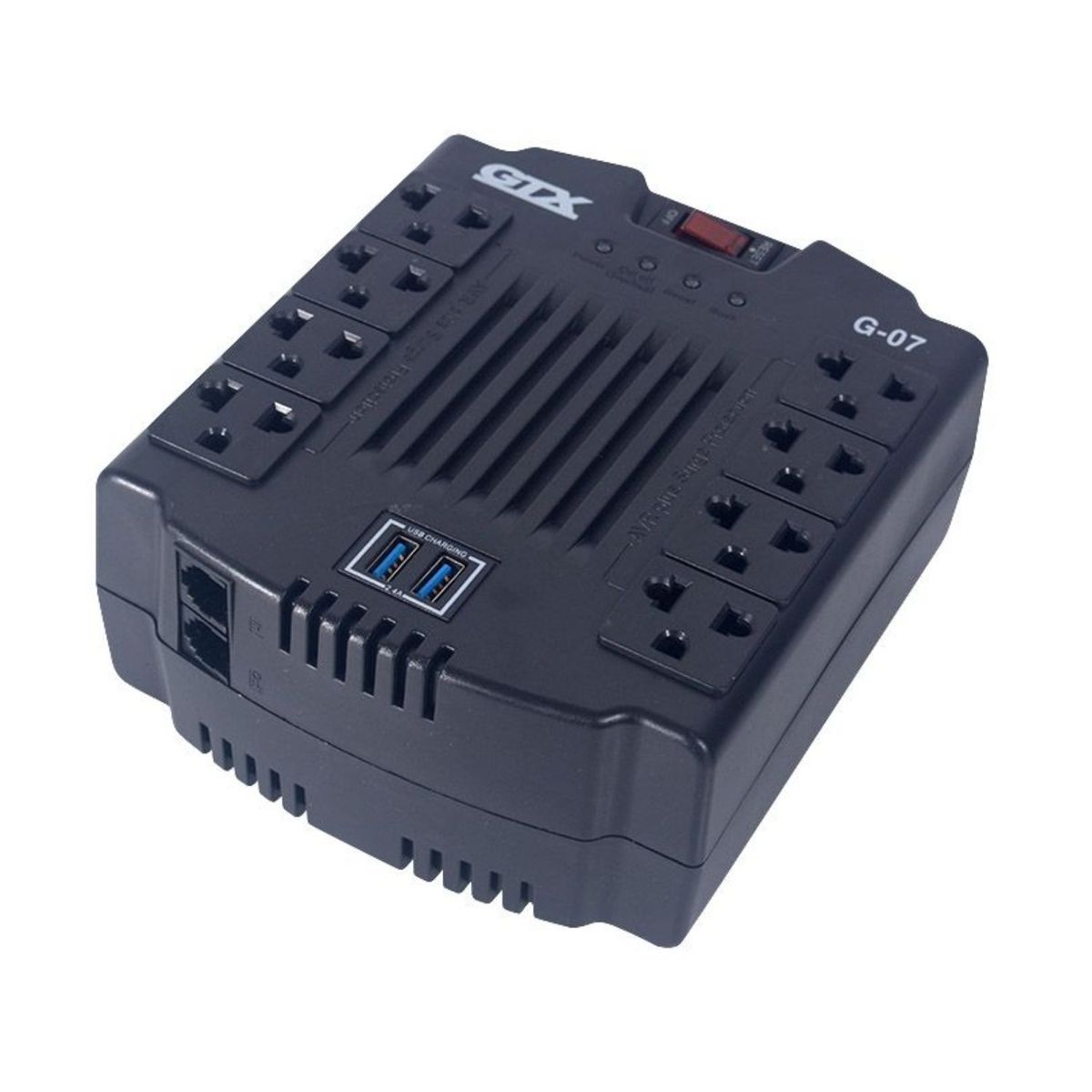 HALION - Estabilizador Gtx G-07 1200 Va/600w Halion + 2 Usb