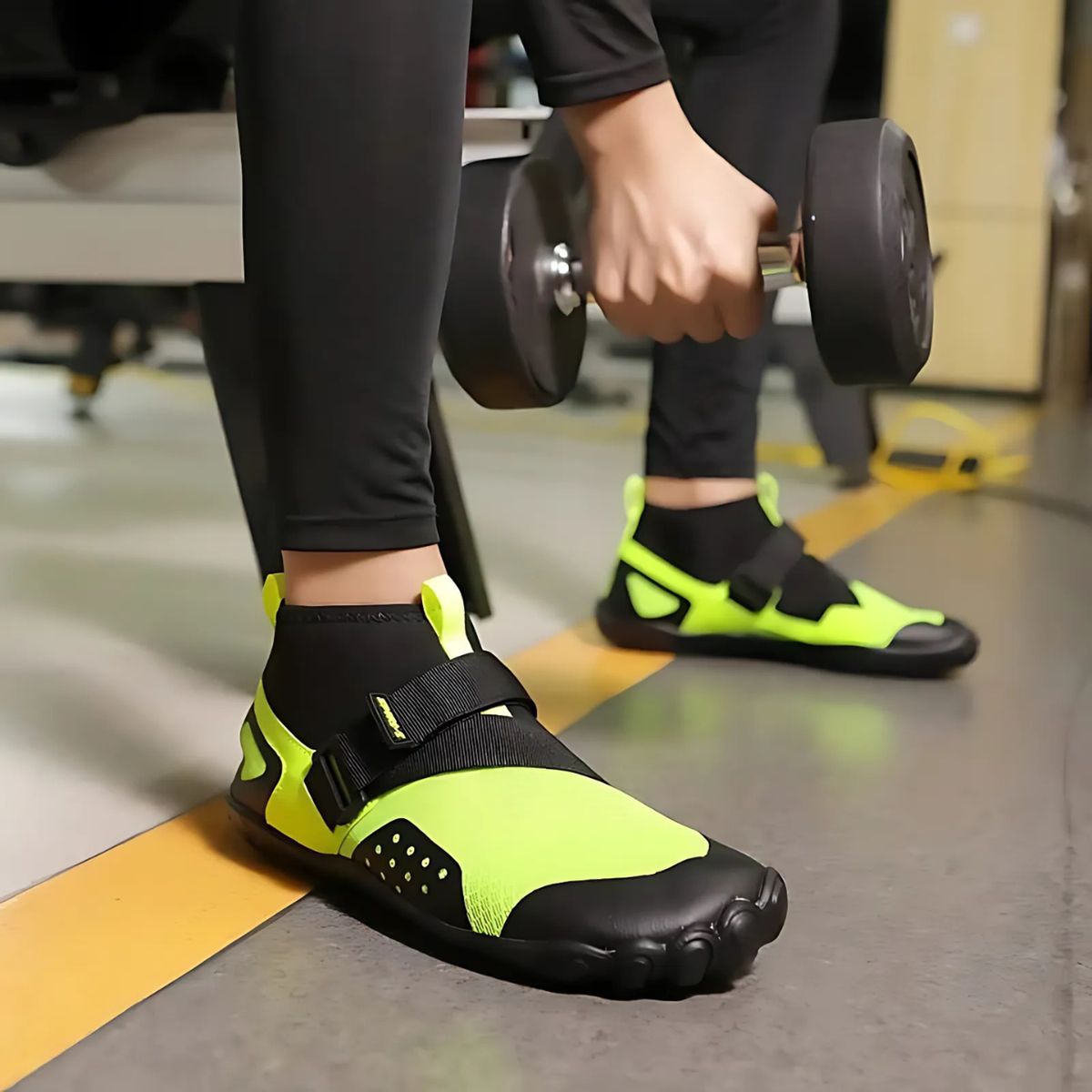 AQUA&MODA - Aquashoes Zapatos Acuáticos AquaModa M6AAM Amarillo neon - Amarillo_.