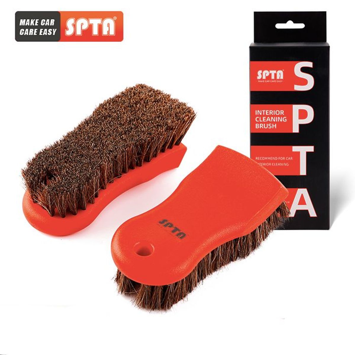 GENERICO - Cepillo Spta Pelo Caballo Alcantara Detailing Autromotriz