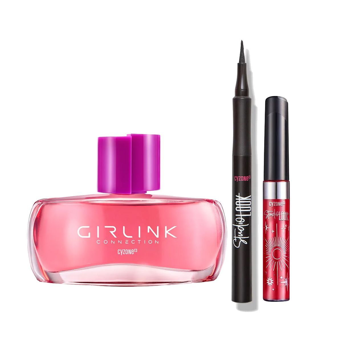CYZONE - Girlink Connection Perfume de Mujer con Del Ojos y Labial