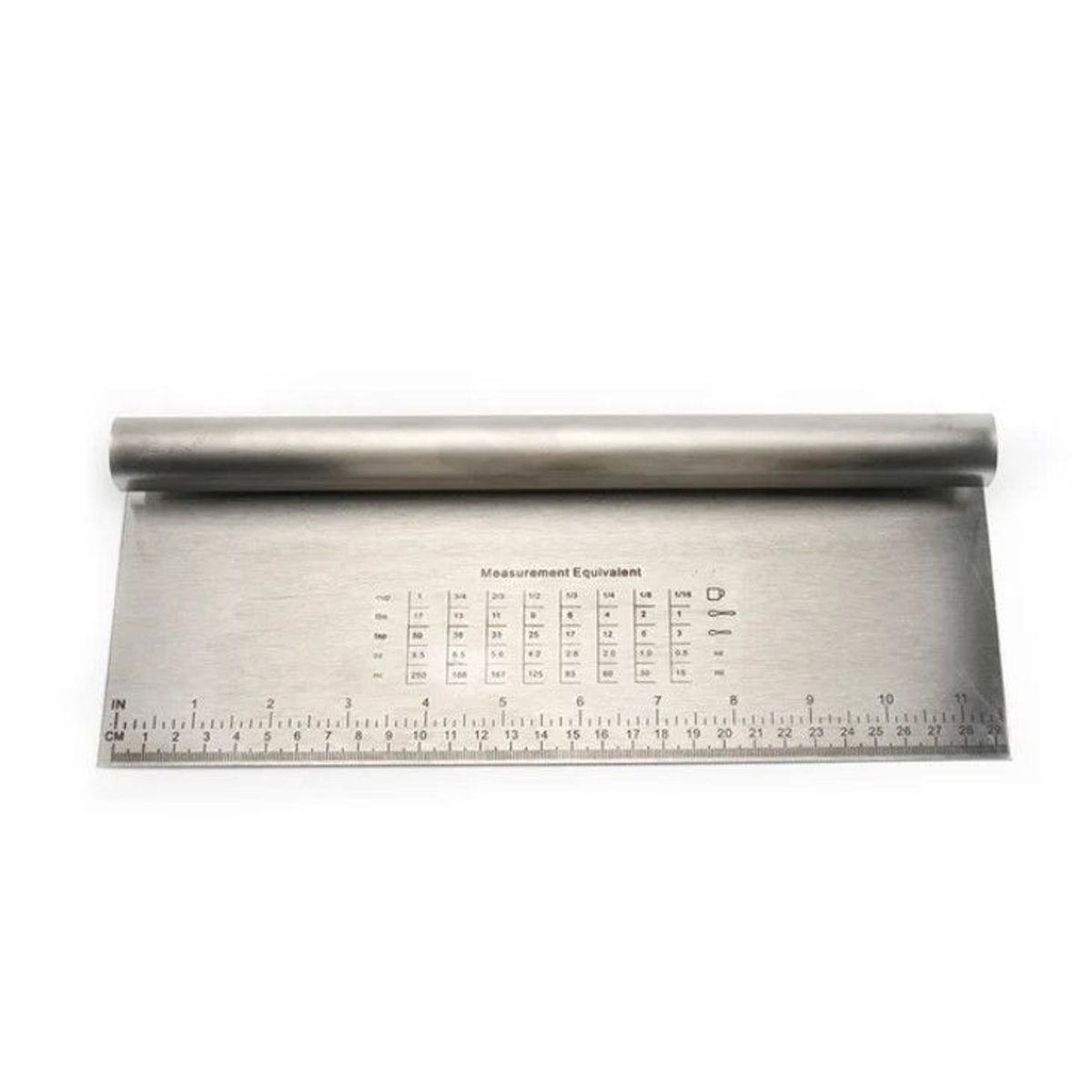 GENERICO - RASPADOR DE MASAS DE ACERO INOXIDABLE PARA COCINA 30CM